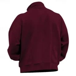 Sale OUKU Men's Sweatshirt Quarter Zip Sweatshirt Apricot Black White Wine Red Half Zip Plain Sports & Outdoor Daily Holiday Polyester Streetwear Basic Casual Fall & Winter Clothing Apparel Hoodies Sweatshirts