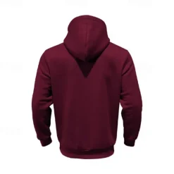 New OUKU Men's Sweatshirt Quarter Zip Sweatshirt Apricot Black White Wine Navy Blue Half Zip Plain Drawstring Sports & Outdoor Daily Holiday Polyester Streetwear Basic Casual Spring & Fall Clothing Apparel