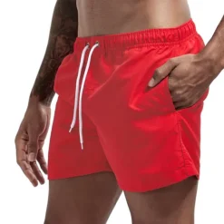 Clearance OUKU Men's Swim Shorts Swim Trunks Quick Dry Board Shorts Bathing Suit Breathable Drawstring With Pockets - Swimming Surfing Beach Water Sports Solid Colored Spring Summer