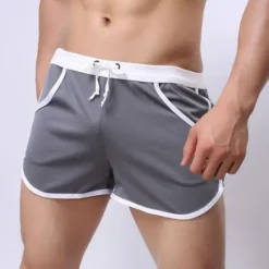 OUKU Men's Swim Shorts Swim Trunks Board Shorts 3 inch Shorts Elastic Waist Color Block Comfort Breathable Short Sports Outdoor Daily Bathing Stylish Casual / Sporty Black Royal Blue Micro-elastic