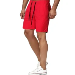 Clearance OUKU Men's Swim Shorts Swim Trunks Board Shorts Beach Shorts Running Shorts Drawstring Elastic Waist Plain Print Quick Dry Outdoor Short Casual Beach Cotton Blend Shorts Casual / Sporty Green Black