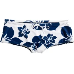 Sale OUKU Men's Swim Shorts Swimwear Swim Briefs Print Graphic Prints Flower / Floral Breathable Soft Outdoor Casual Daily Hawaiian Stylish Black White Micro-elastic