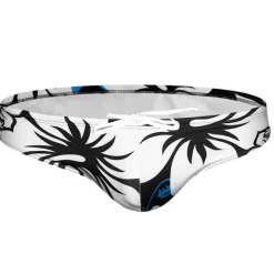 Sale OUKU Men's Swim Shorts Swimwear Swim Briefs Print Graphic Prints Flower / Floral Breathable Soft Outdoor Casual Daily Hawaiian Stylish Black White Micro-elastic