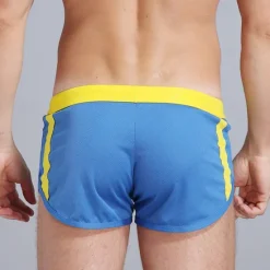 Best OUKU Men's Swim Trunks Daily Beach Breathable Quick Dry Drawstring Elastic Waist Color Block Short Sport Casual Activewear Black White Micro-elastic