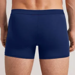 Sale OUKU Men's Swim Trunks Swim Shorts Swimwear Bottoms Drawstring Swimming Surfing Beach Water Sports Patchwork Summer Spring Dark Blue