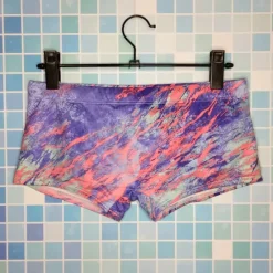 Hot OUKU Men's Swim Trunks Swim Shorts Quick Dry Board Shorts Bathing Suit Drawstring 2 in 1 Swimming Surfing Beach Water Sports Painting Summer