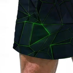 Online OUKU Men's Swim Trunks Swim Shorts Board Shorts Bottoms Drawstring with Pockets Swimming Surfing Beach Water Sports Printed Summer Spring Green