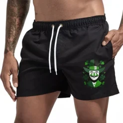 Hot OUKU Men's Swim Trunks Swim Shorts Board Shorts Bathing Suit Drawstring Mesh Lining with Pockets Swimming Surfing Beach Water Sports Printed Summer Spring