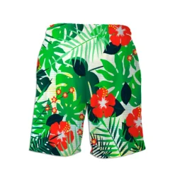 New OUKU Men's Swim Trunks Swim Shorts Quick Dry Lightweight Board Shorts Bottoms Drawstring with Pockets Swimming Surfing Beach Water Sports Floral Summer