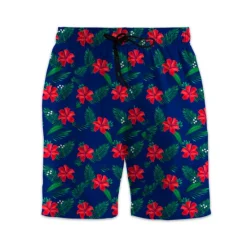 New OUKU Men's Swim Trunks Swim Shorts Quick Dry Lightweight Board Shorts Bottoms Drawstring with Pockets Swimming Surfing Beach Water Sports Floral Summer