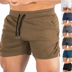 Hot OUKU Men's Swim Trunks Swim Shorts Quick Dry Lightweight Board Shorts Bathing Suit with Pockets Drawstring Swimming Surfing Beach Water Sports Solid Colored Summer