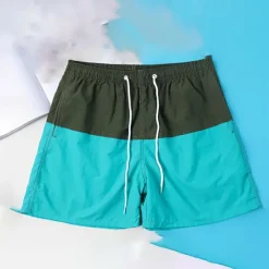Sale OUKU Men's Swim Trunks Swim Shorts Quick Dry Lightweight Board Shorts Bathing Suit with Pockets Mesh Lining Drawstring Swimming Surfing Beach Water Sports Patchwork Summer / Stretchy