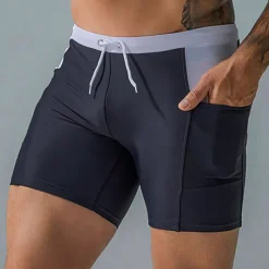 Outlet OUKU Men's Swim Trunks Swim Shorts Board Shorts Drawstring with Pockets Swimming Surfing Beach Water Sports Patchwork Summer
