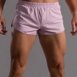New OUKU Men's Swim Trunks Swim Shorts Board Shorts 3 inch Shorts Short Shorts Elastic Waist Solid Color Comfort Breathable Short Sports Outdoor Daily Bathing Stylish Casual / Sporty Black Blue Micro-elastic