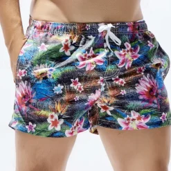 Outlet OUKU Men's Swim Trunks Swim Shorts Quick Dry Lightweight Board Shorts Bathing Suit with Pockets Drawstring Swimming Surfing Beach Water Sports Stripes Summer