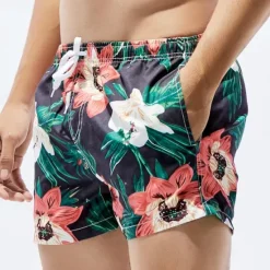 Outlet OUKU Men's Swim Trunks Swim Shorts Quick Dry Lightweight Board Shorts Bathing Suit with Pockets Drawstring Swimming Surfing Beach Water Sports Stripes Summer