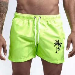 Best OUKU Men's Swim Trunks Swim Shorts Board Shorts Bathing Suit Drawstring Mesh Lining with Pockets Swimming Surfing Beach Water Sports Printed Summer Spring