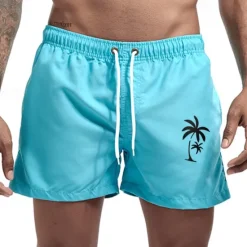 Best OUKU Men's Swim Trunks Swim Shorts Board Shorts Bathing Suit Drawstring Mesh Lining with Pockets Swimming Surfing Beach Water Sports Printed Summer Spring