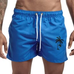 Best OUKU Men's Swim Trunks Swim Shorts Board Shorts Bathing Suit Drawstring Mesh Lining with Pockets Swimming Surfing Beach Water Sports Printed Summer Spring