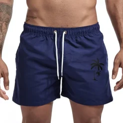 Best OUKU Men's Swim Trunks Swim Shorts Board Shorts Bathing Suit Drawstring Mesh Lining with Pockets Swimming Surfing Beach Water Sports Printed Summer Spring