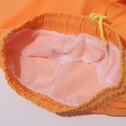 Online OUKU Men's Swim Trunks Swim Shorts Quick Dry Water Reactive Board Shorts Bathing Suit with Pockets Mesh Lining Drawstring Swimming Surfing Beach Water Sports Solid Colored Summer Orange