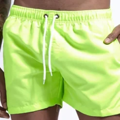 Hot OUKU Men's Swim Trunks Swim Shorts Board Shorts Mesh Pocket Drawstring Elastic Waistband Shorts Outdoor Sports & Outdoor Athletic Breathable Quick Dry Soft Beach Workout Tailored Fit Sportswear Activewear