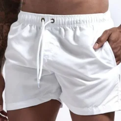 Hot OUKU Men's Swim Trunks Swim Shorts Board Shorts Mesh Pocket Drawstring Elastic Waistband Shorts Outdoor Sports & Outdoor Athletic Breathable Quick Dry Soft Beach Workout Tailored Fit Sportswear Activewear