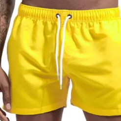 Hot OUKU Men's Swim Trunks Swim Shorts Board Shorts Mesh Pocket Drawstring Elastic Waistband Shorts Outdoor Sports & Outdoor Athletic Breathable Quick Dry Soft Beach Workout Tailored Fit Sportswear Activewear