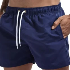 Hot OUKU Men's Swim Trunks Swim Shorts Board Shorts Mesh Pocket Drawstring Elastic Waistband Shorts Outdoor Sports & Outdoor Athletic Breathable Quick Dry Soft Beach Workout Tailored Fit Sportswear Activewear