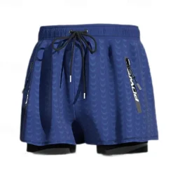 Best OUKU Men's Swim Trunks Swim Shorts Quick Dry Lightweight Board Shorts Bathing Suit with Pockets Compression Liner Drawstring Swimming Surfing Beach Water Sports Solid Colored Summer
