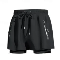 Best OUKU Men's Swim Trunks Swim Shorts Quick Dry Lightweight Board Shorts Bathing Suit with Pockets Compression Liner Drawstring Swimming Surfing Beach Water Sports Solid Colored Summer