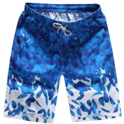 Online OUKU Men's Swim Trunks Swim Shorts Lightweight Quick Dry Bottoms Drawstring with Pockets Swimming Surfing Beach Water Sports Printed Spring Summer Autumn / Fall