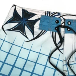 Best OUKU Men's Swim Trunks Swim Shorts Quick Dry Board Shorts Bathing Suit with Pockets Drawstring Swimming Surfing Beach Water Sports Grid Pattern Summer