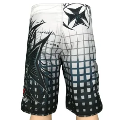 Best OUKU Men's Swim Trunks Swim Shorts Quick Dry Board Shorts Bathing Suit with Pockets Drawstring Swimming Surfing Beach Water Sports Grid Pattern Summer