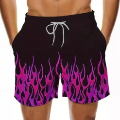 Outlet OUKU Men's Swim Trunks Swim Shorts 4-Way Stretch Fabric Board Shorts Bottoms Drawstring with Pockets Swimming Surfing Beach Water Sports Printed Summer Spring