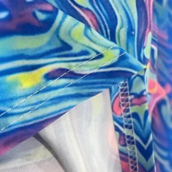 Best OUKU Men's Swim Trunks Swim Shorts 4-Way Stretch Fabric Board Shorts Bottoms Drawstring with Pockets Swimming Surfing Beach Water Sports Printed Summer Spring