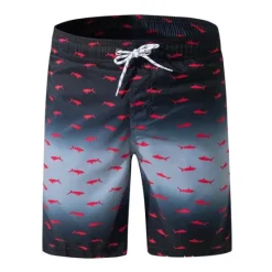 New OUKU Men's Swim Trunks Swim Shorts Quick Dry Lightweight Board Shorts Bathing Suit with Pockets Mesh Lining Drawstring Swimming Surfing Water Sports Printed Summer