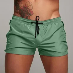 Sale OUKU Men's Swim Trunks Swim Shorts Quick Dry Lightweight Board Shorts Bathing Suit Drawstring with Pockets Swimming Surfing Beach Water Sports Solid Colored Summer