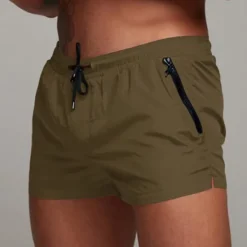 Sale OUKU Men's Swim Trunks Swim Shorts Quick Dry Lightweight Board Shorts Bathing Suit Drawstring with Pockets Swimming Surfing Beach Water Sports Solid Colored Summer