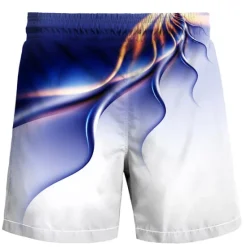 Hot OUKU Men's Swim Trunks Swim Shorts Quick Dry Board Shorts Bathing Suit Drawstring with Pockets Swimming Surfing Beach Water Sports Printed Summer Green