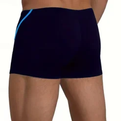 Discount OUKU Men's Swim Trunks Swim Shorts Swimwear Bottoms Swimming Surfing Beach Water Sports Patchwork Summer Spring Black