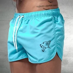 Online OUKU Men's Swim Trunks Swim Shorts Board Shorts Bathing Suit Drawstring Swimming Surfing Beach Water Sports Printed Summer Spring