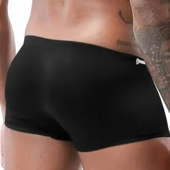 New OUKU Men's Swim Trunks Swim Shorts Swimwear Bottoms Drawstring Swimming Surfing Beach Water Sports Solid Colored Summer Spring Black