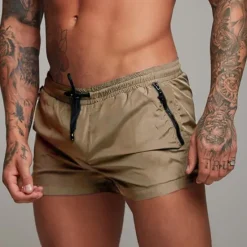 Sale OUKU Men's Swim Trunks Swim Shorts Board Shorts Bottoms Drawstring with Pockets Swimming Surfing Beach Water Sports Solid Colored Summer Spring