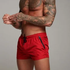 Sale OUKU Men's Swim Trunks Swim Shorts Board Shorts Bottoms Drawstring with Pockets Swimming Surfing Beach Water Sports Solid Colored Summer Spring