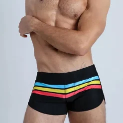 Outlet OUKU Men's Swim Trunks Swim Shorts Quick Dry Board Shorts Bathing Suit Swimming Surfing Beach Water Sports Patchwork Summer