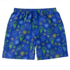 Online OUKU Men's Swim Trunks Swim Shorts Quick Dry Lightweight Board Shorts Bathing Suit Mesh Lining with Pockets Drawstring Swimming Surfing Beach Water Sports Printed Summer
