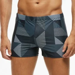 Discount OUKU Men's Swim Trunks Swim Shorts Swimwear Bottoms Swimming Surfing Beach Water Sports Patchwork Summer Spring