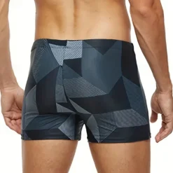 Discount OUKU Men's Swim Trunks Swim Shorts Swimwear Bottoms Swimming Surfing Beach Water Sports Patchwork Summer Spring