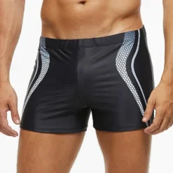 Discount OUKU Men's Swim Trunks Swim Shorts Swimwear Bottoms Swimming Surfing Beach Water Sports Patchwork Summer Spring